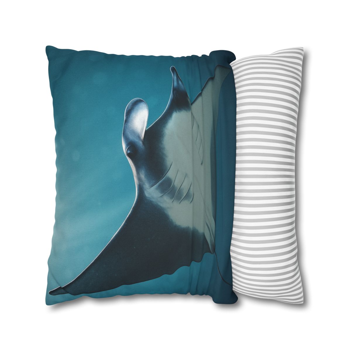 Starlit Surge Manta Ray designer print pillow cases