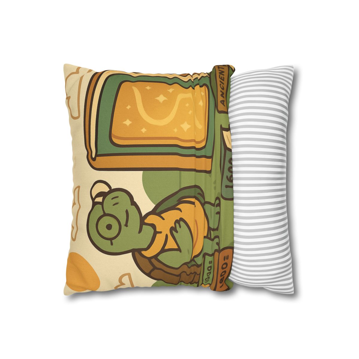 Time Traveling Tortoise Library stylish decorative pillowcases