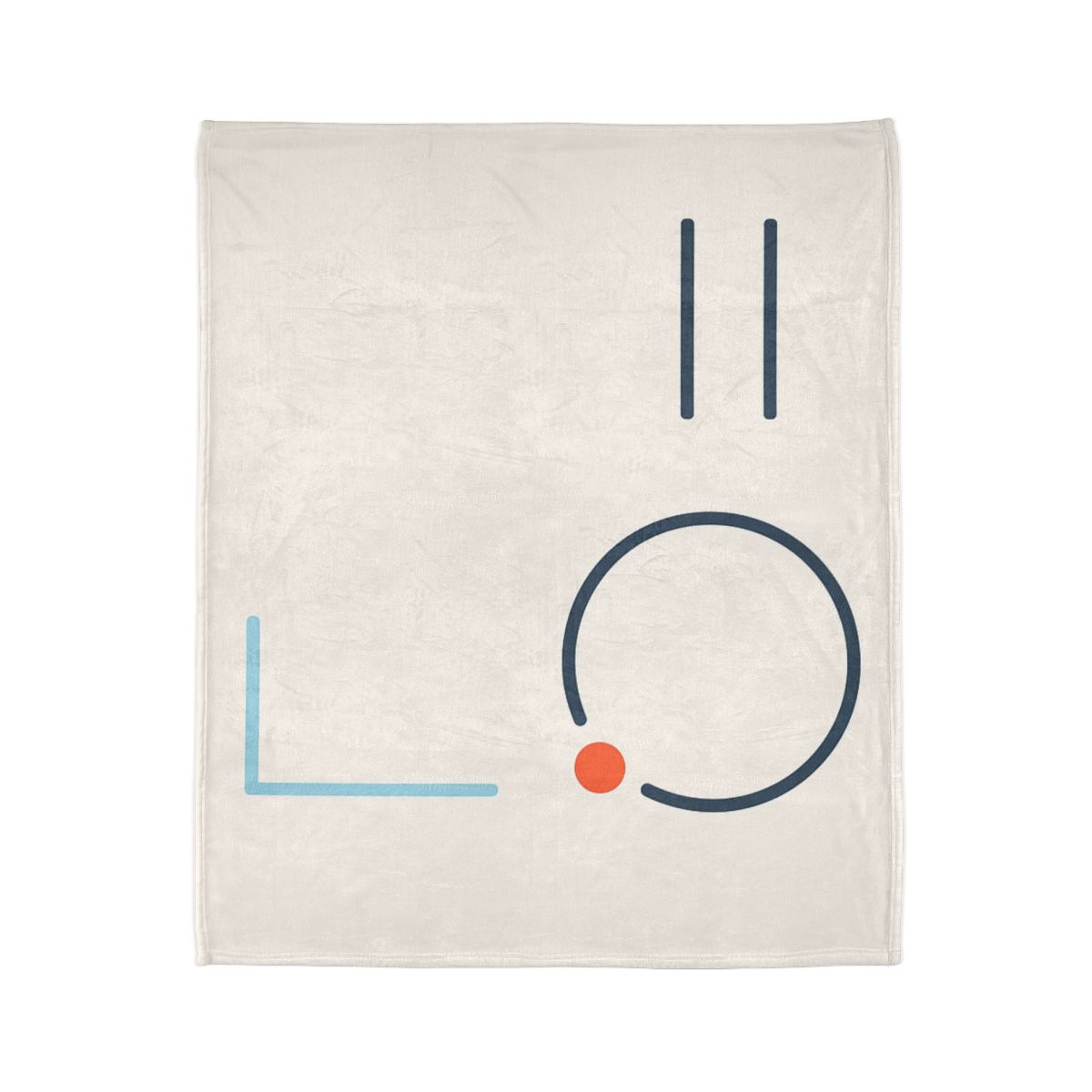 Quiet Orbit With Offset Bars personalized cozy blankets