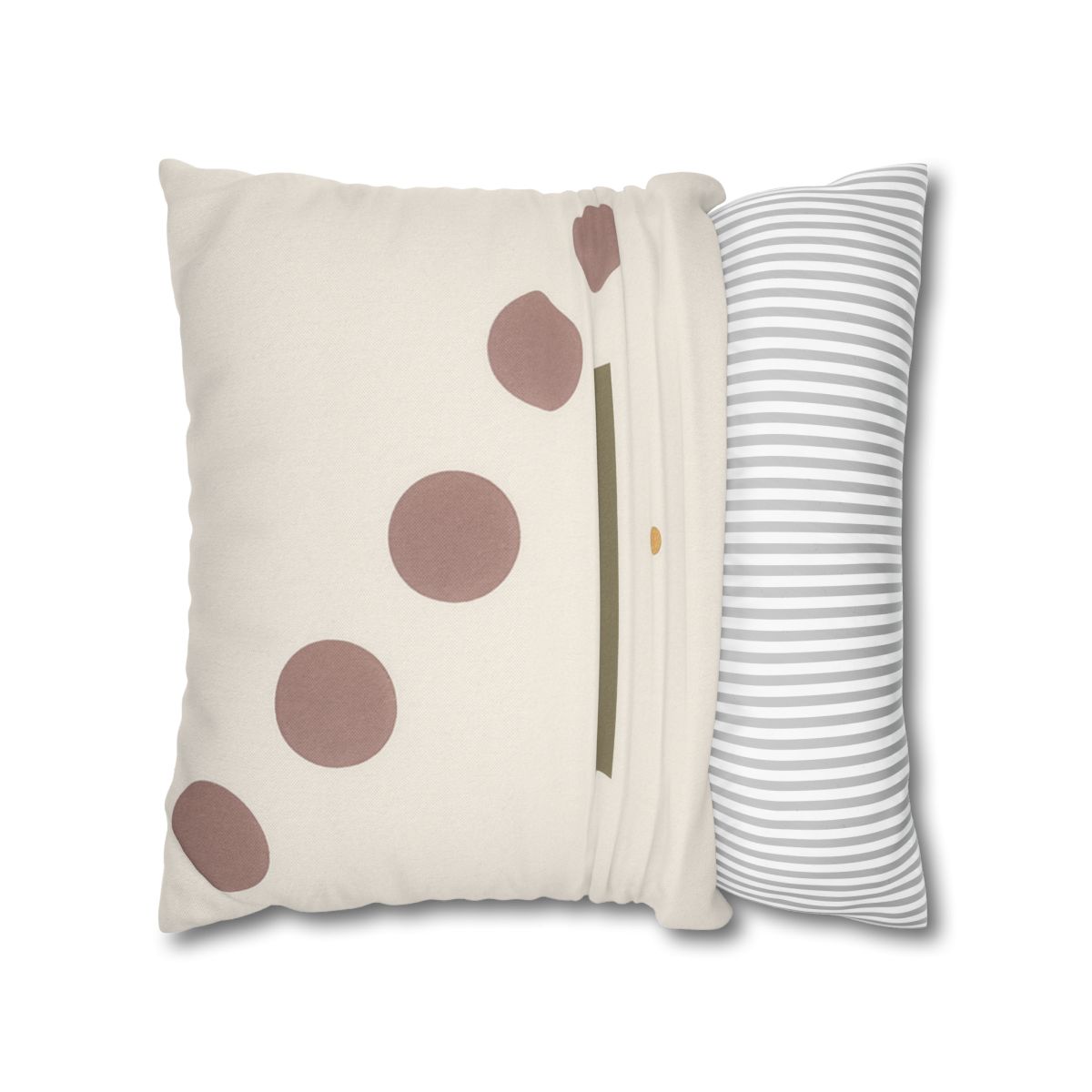 Gentle Zigzag Of Small Circles soft cotton pillow cases