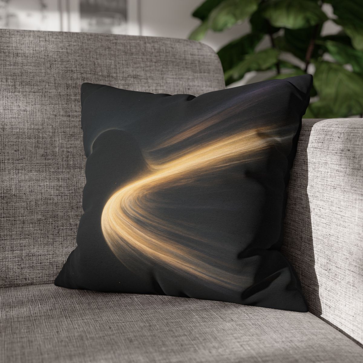 Photon River Lens designer print pillow cases