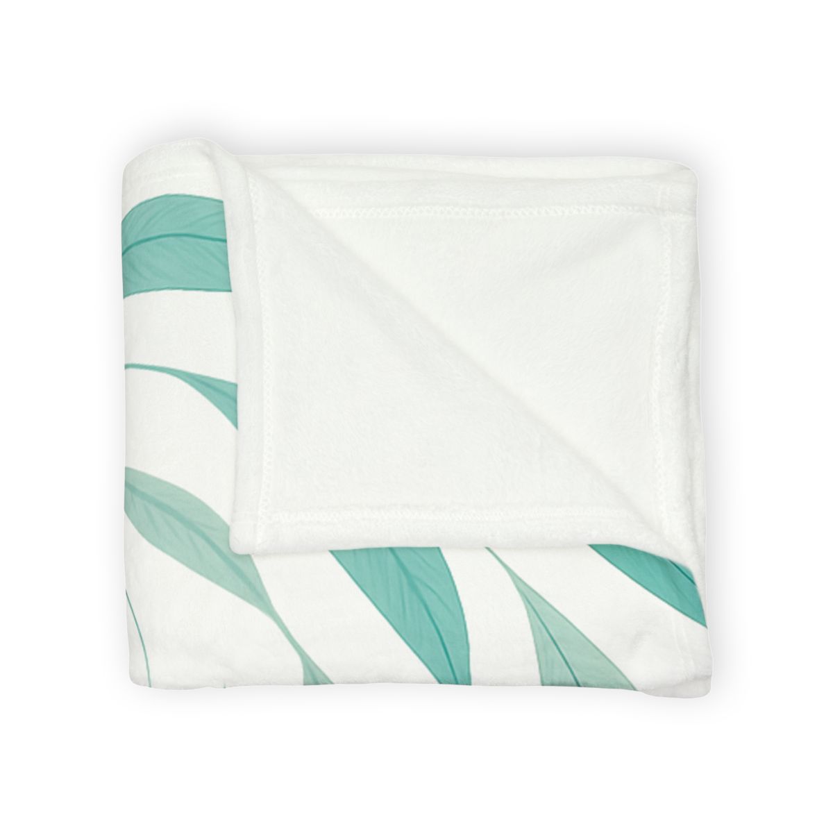 Orbiting Leaf Halo stylish throw blankets