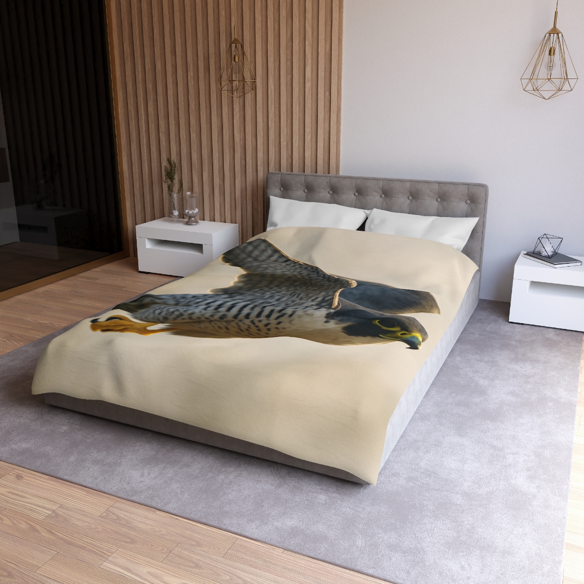 Sky Bolt Peregrine Falcon warm winter duvets