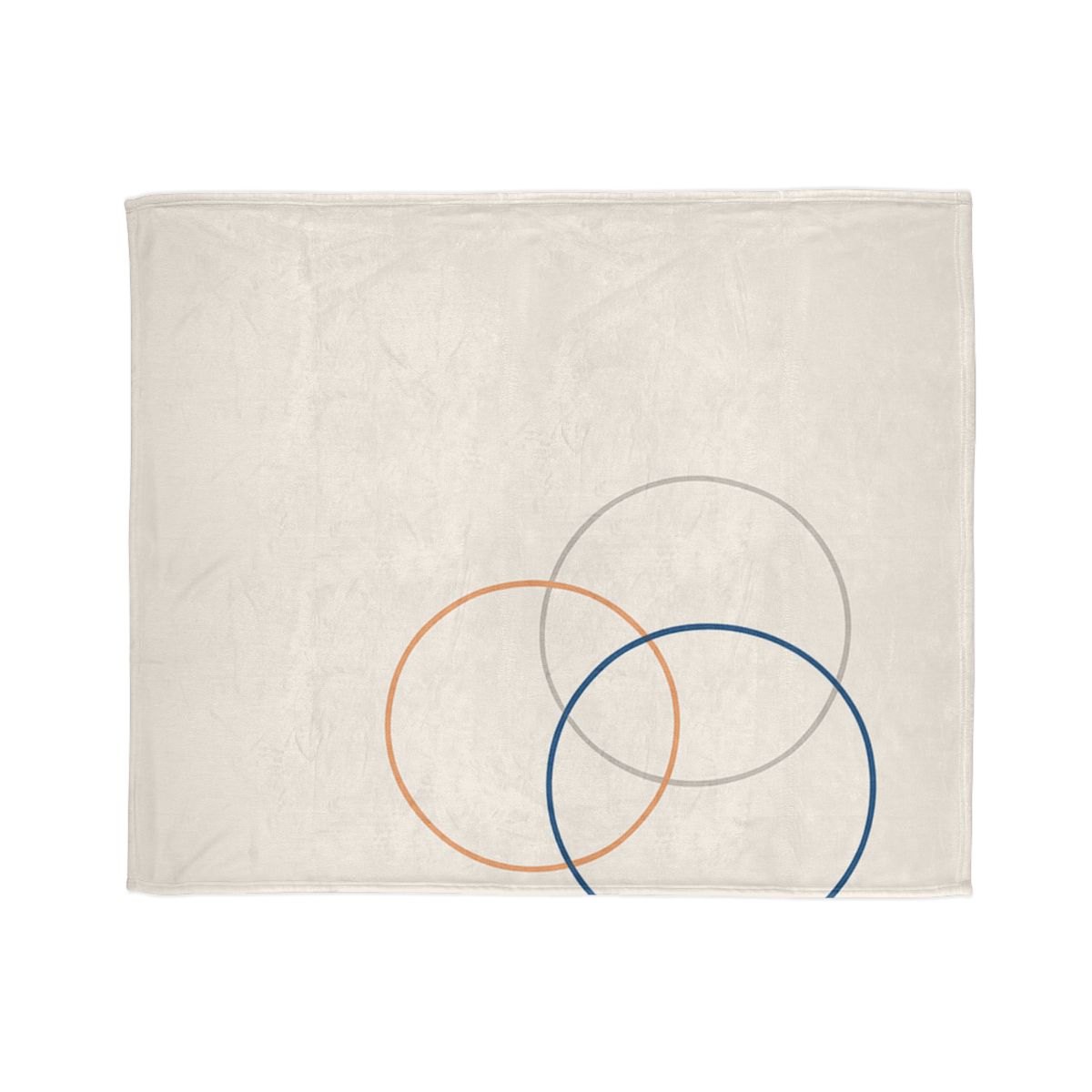 Orbiting Ring Triad trendy patterned blankets