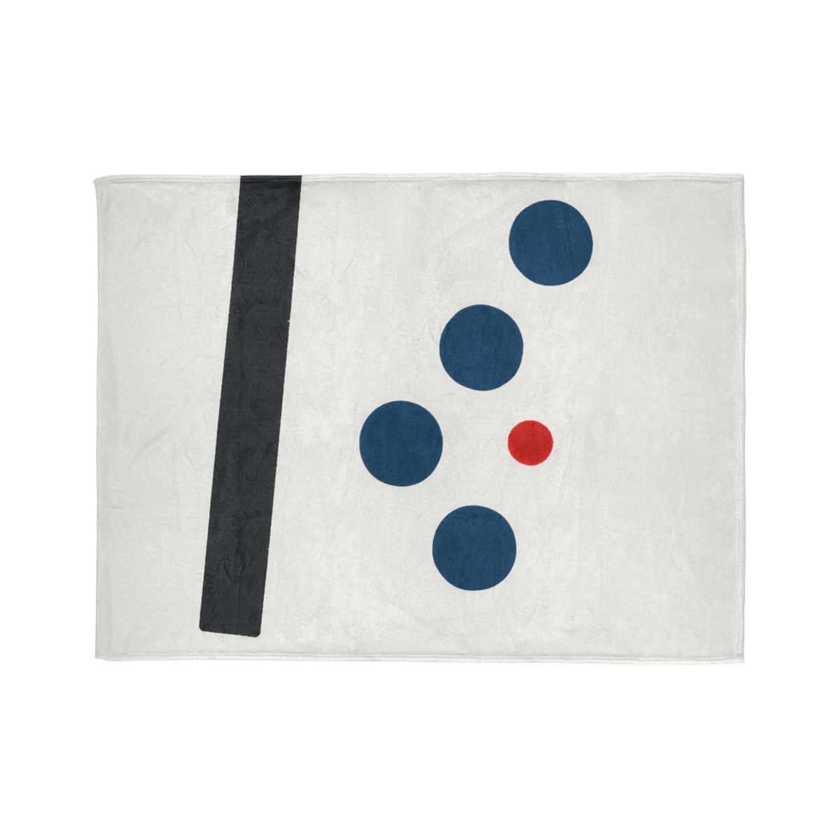 Staggered Dots With Leaning Slab decorative home blankets