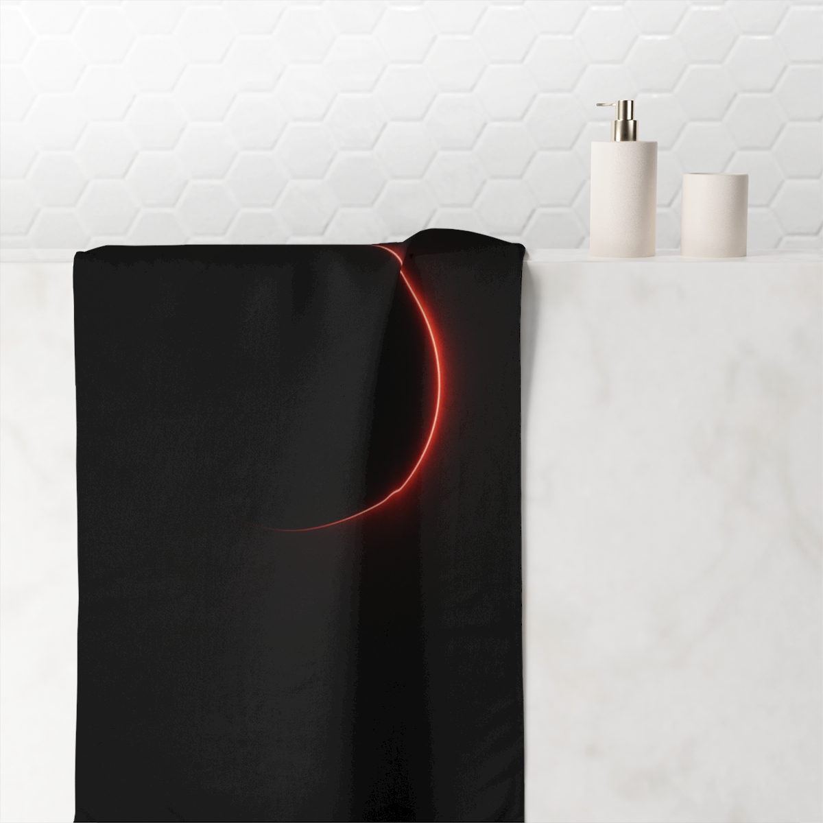 Horizon Shadow Bloom comfortable face towels