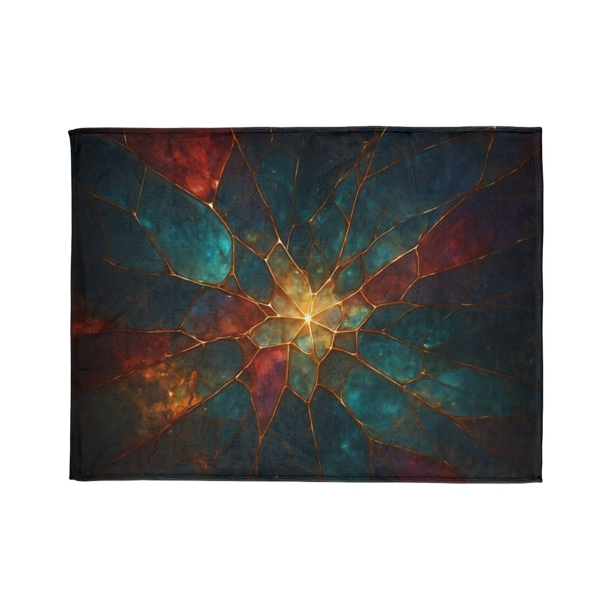 Prismatic Nebula Glasswork unique gift blanketscustom blankets