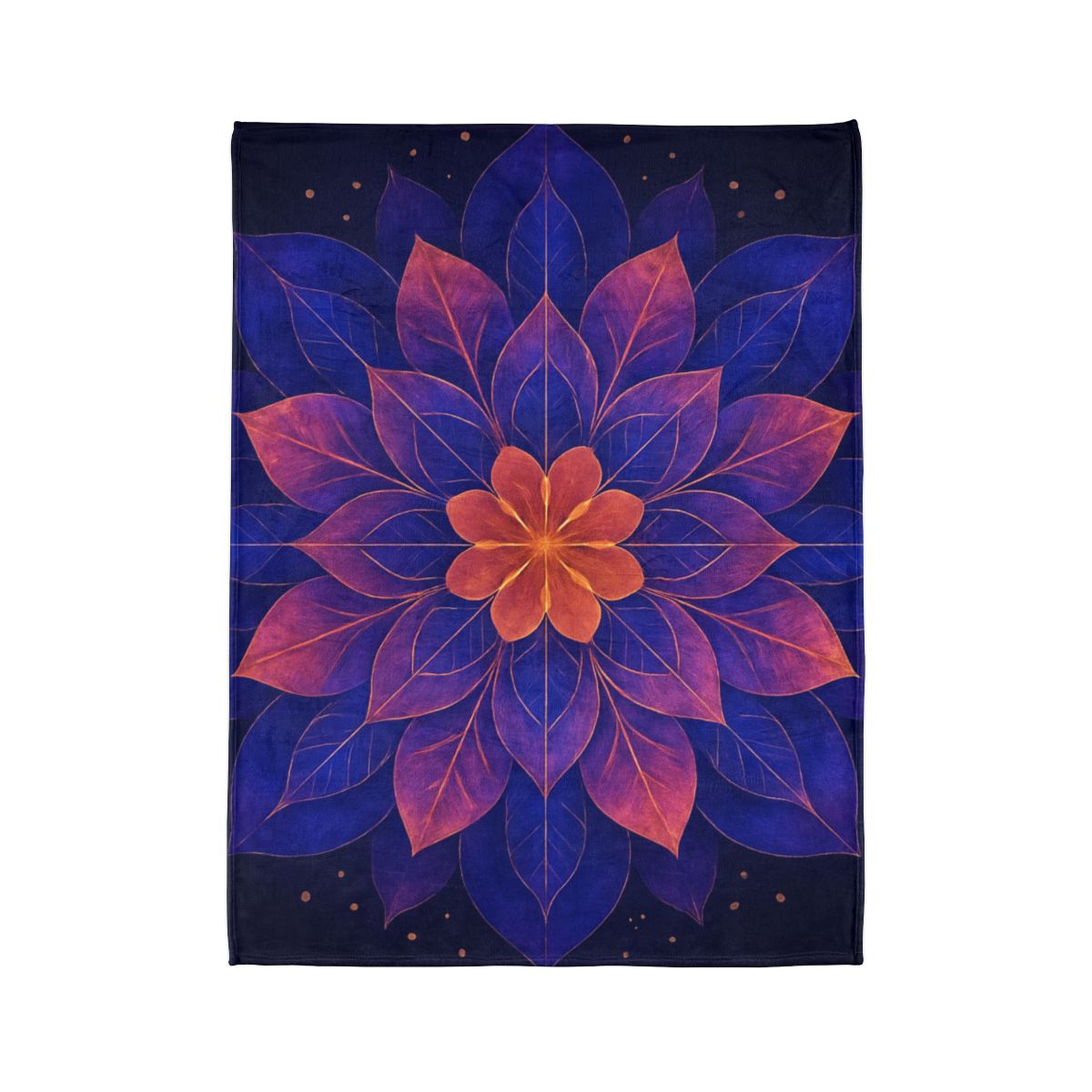 Petal Prism Mandala custom blankets