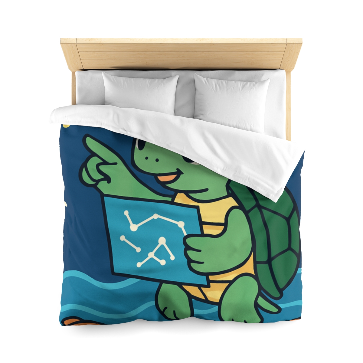 Stargazer Sea Turtle warm winter duvets