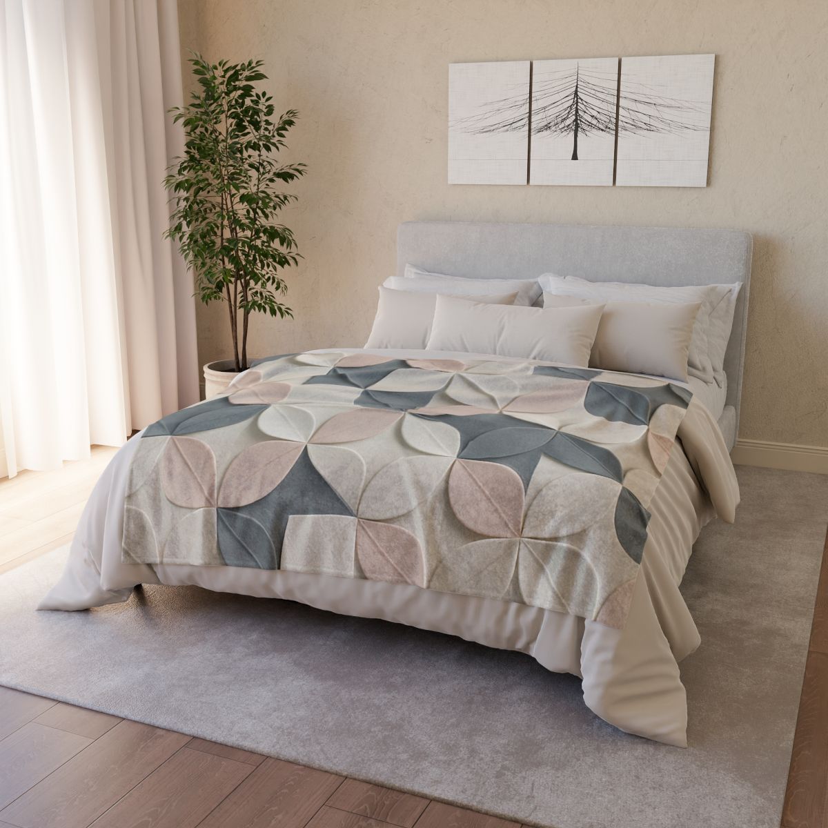 Blossom Fold Tessellation warm winter blankets