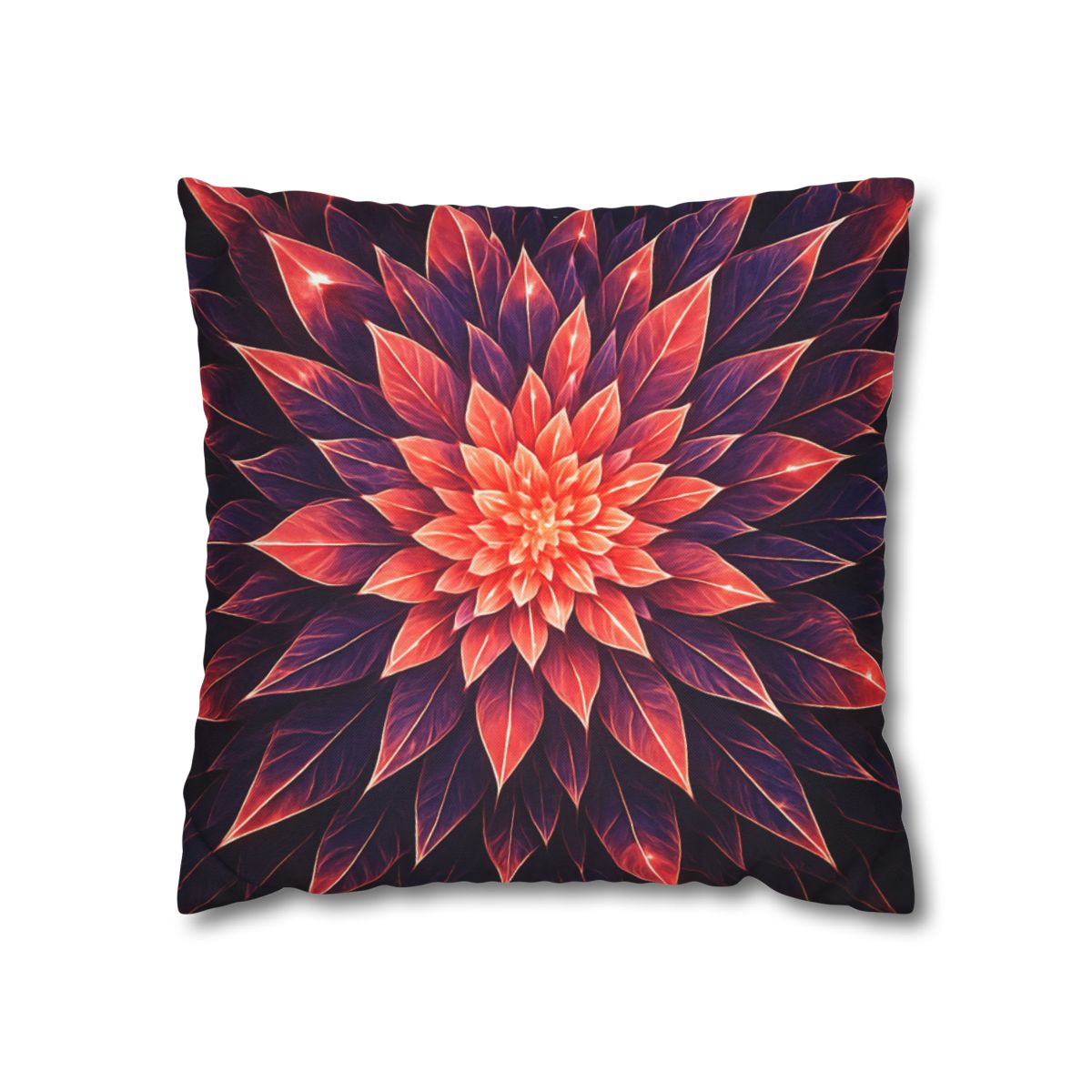 Cosmic Bloom Fractal comfortable bedding pillow covers