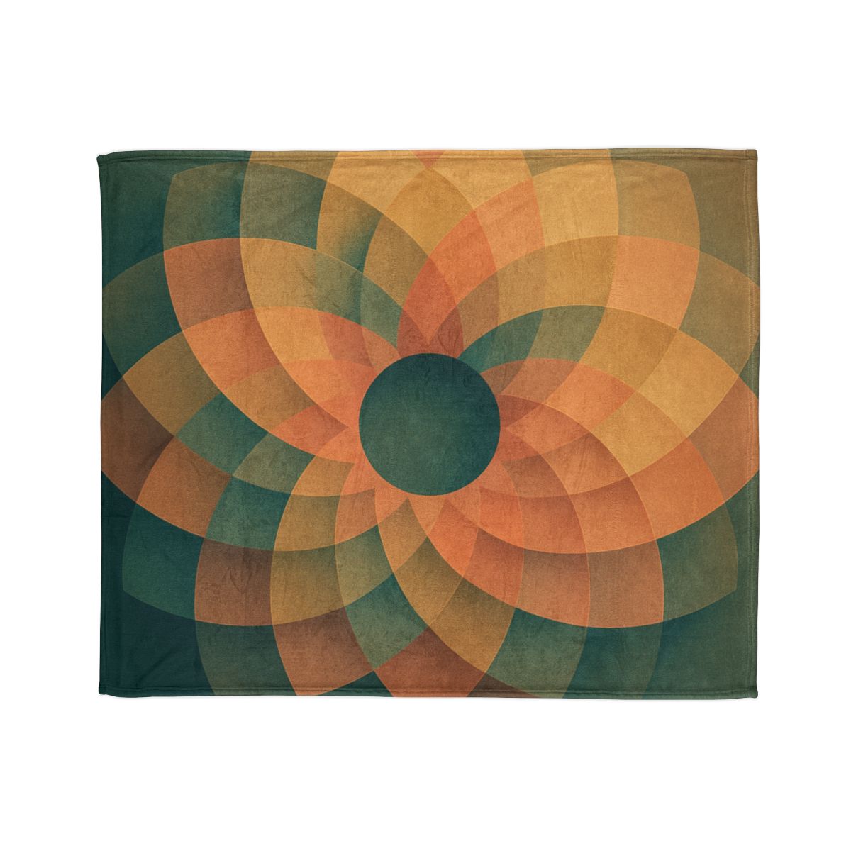 Petal Clockwork Overlay personalized cozy blankets