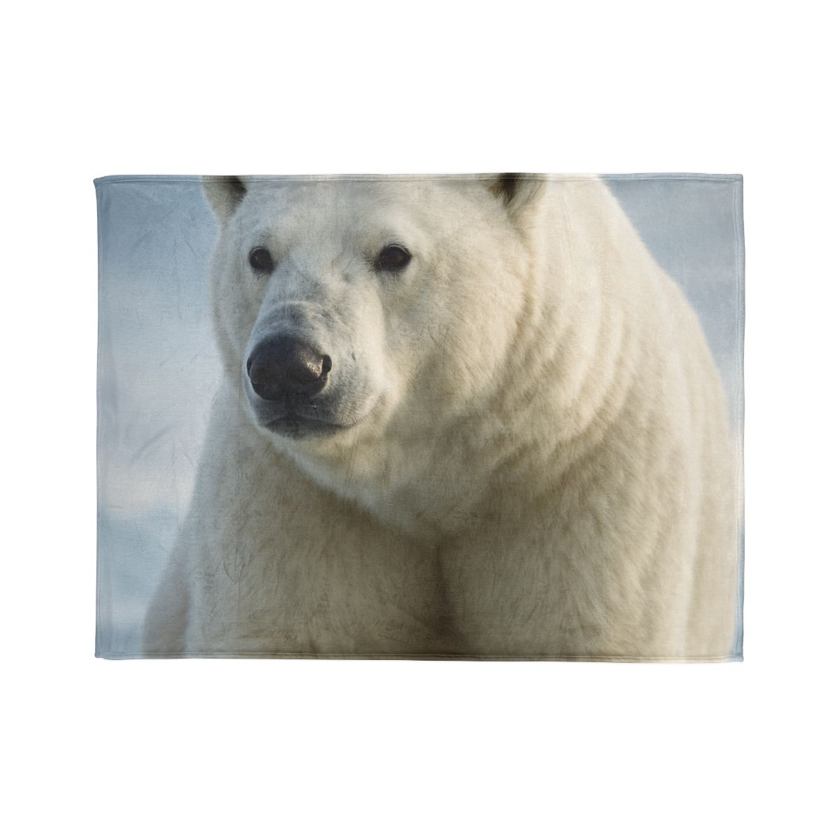 Glacier Sentinel Polar Bear unique gift blanketscustom blankets