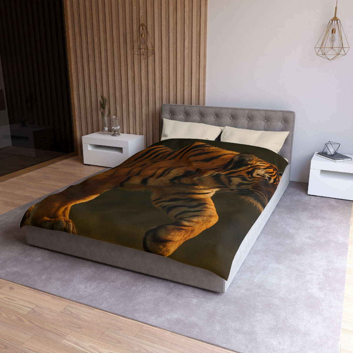 Forest Stalker Bengal Tiger stylish duvet covers