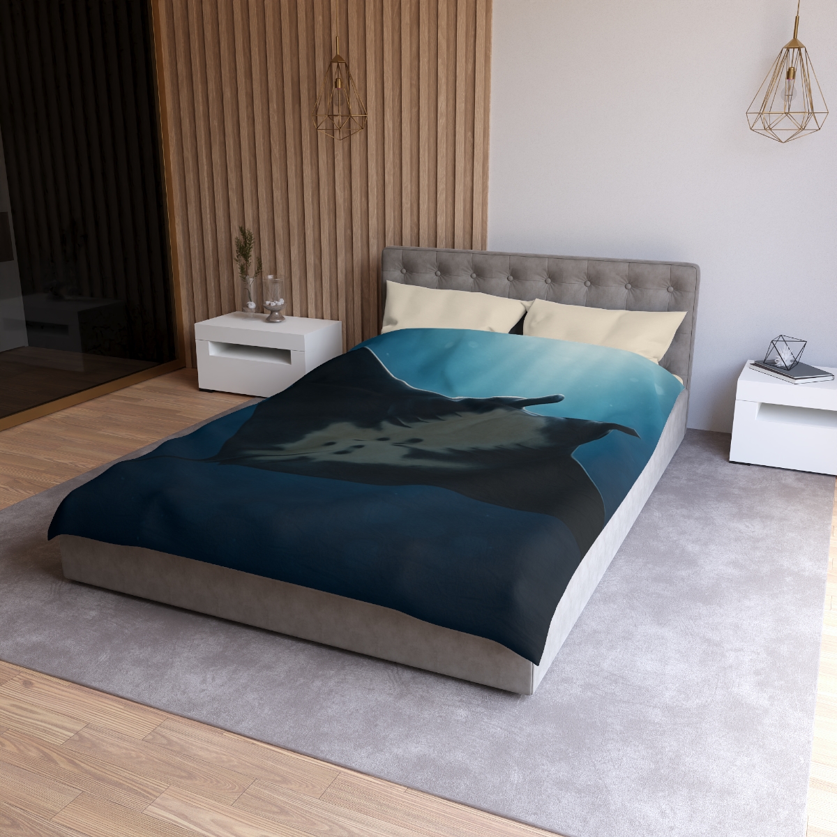 Manta Ray Moon Glide trendy bedroom duvets