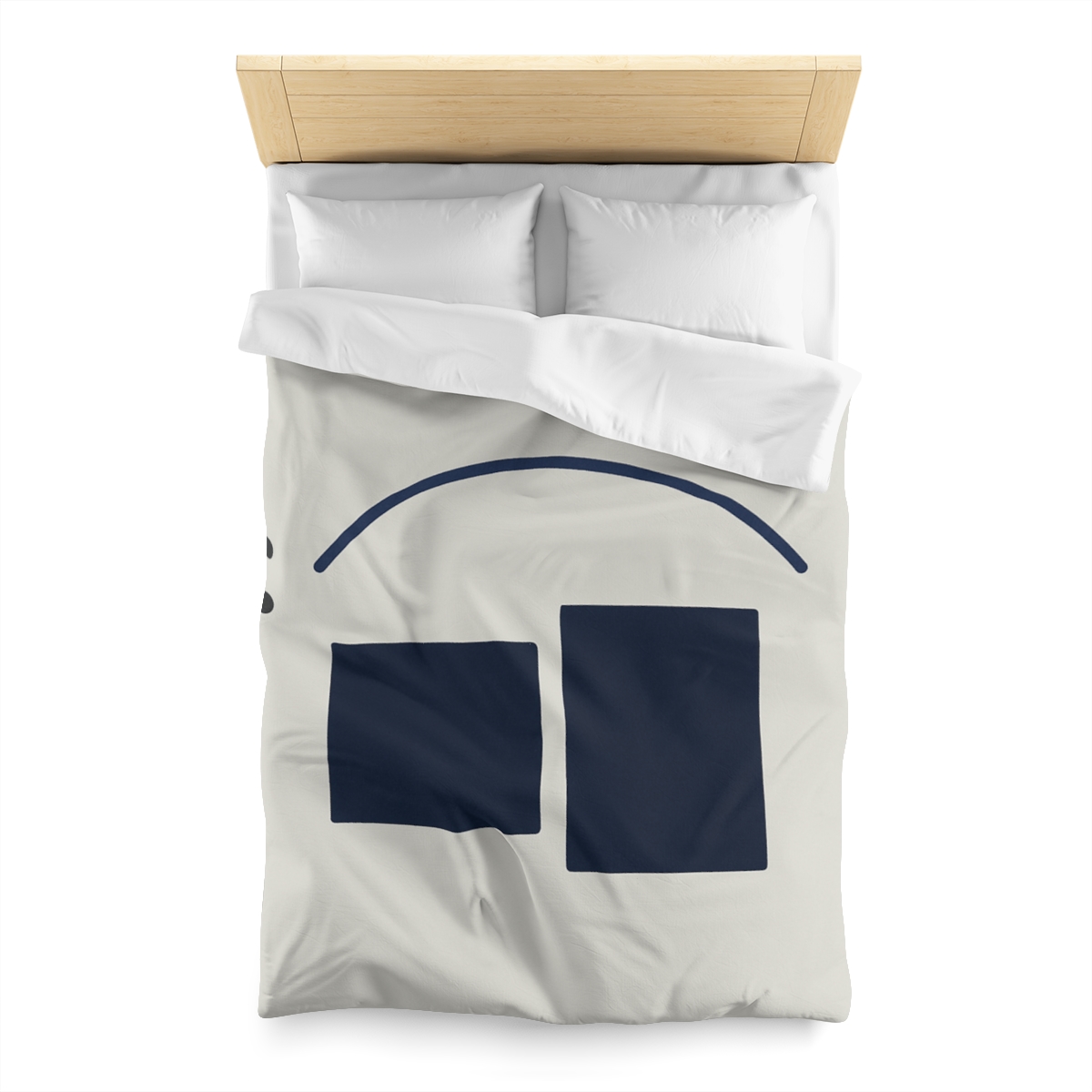 Arc Bridge Over Offset Blocks warm winter duvets