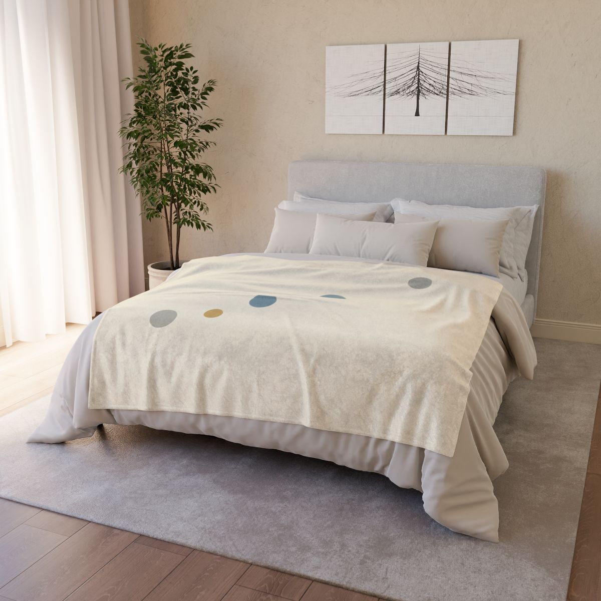 Diagonal Cluster And Silent Void trendy patterned blankets