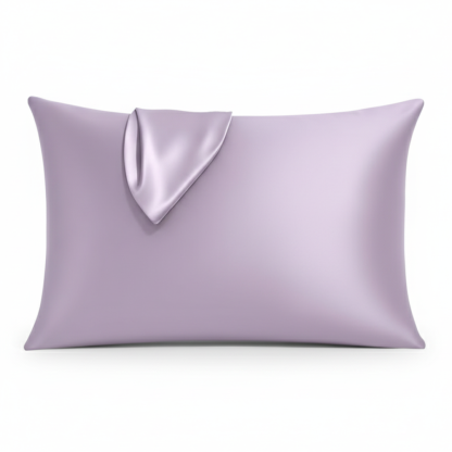 Soft Satin Pillowcase with Zipper for Hair and Cooling Comfort