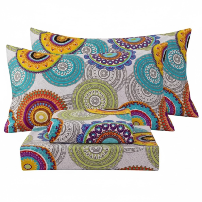 Pack Of 4 Floral Cooling Ultra Soft Bed Sheets