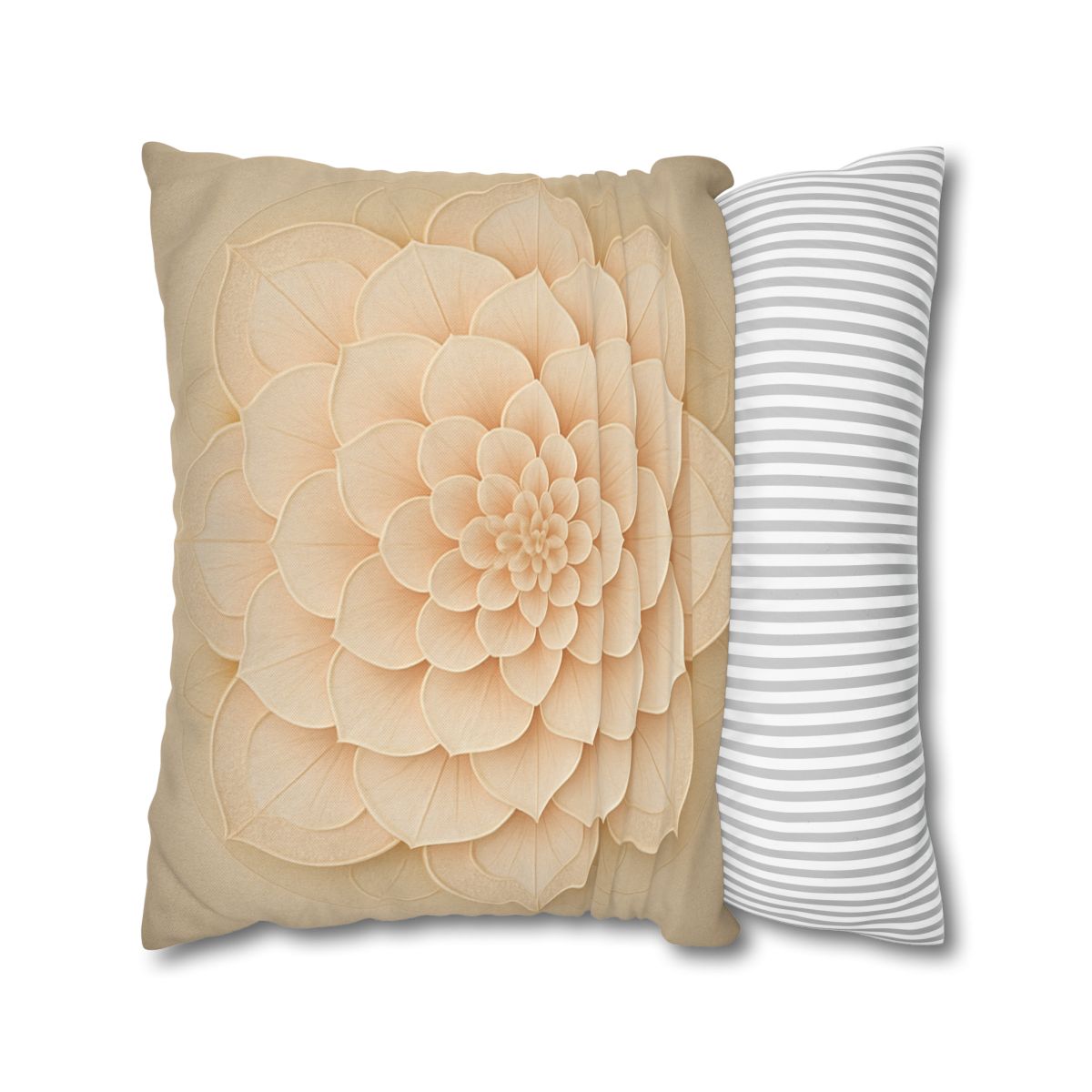 Petal Mosaic Halo soft cotton pillow cases