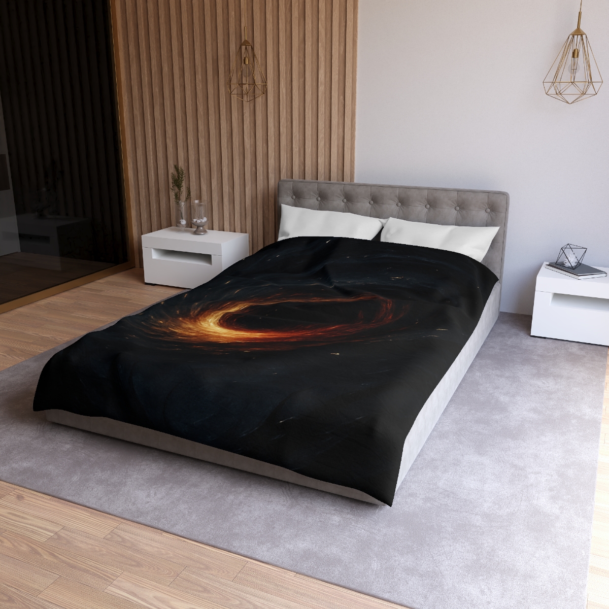 Gravity Echo Vortex personalized bedding duvets