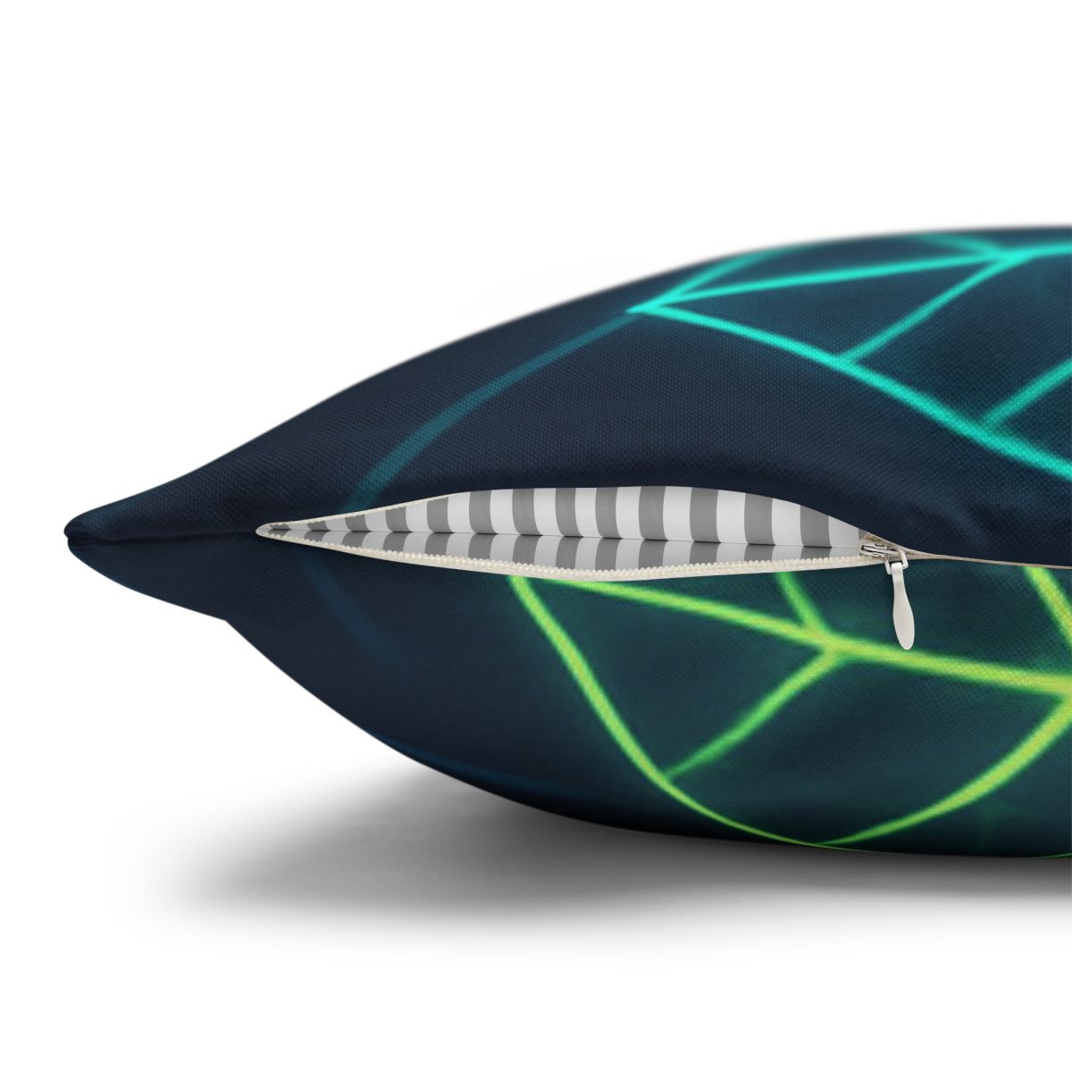 Leaf Vein Circuit Flow designer print pillow cases