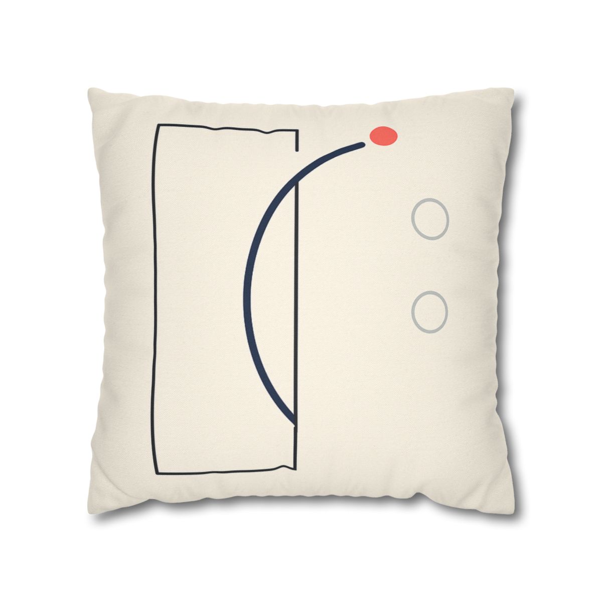Offset Frame With Orbit Arc custom pillow cases