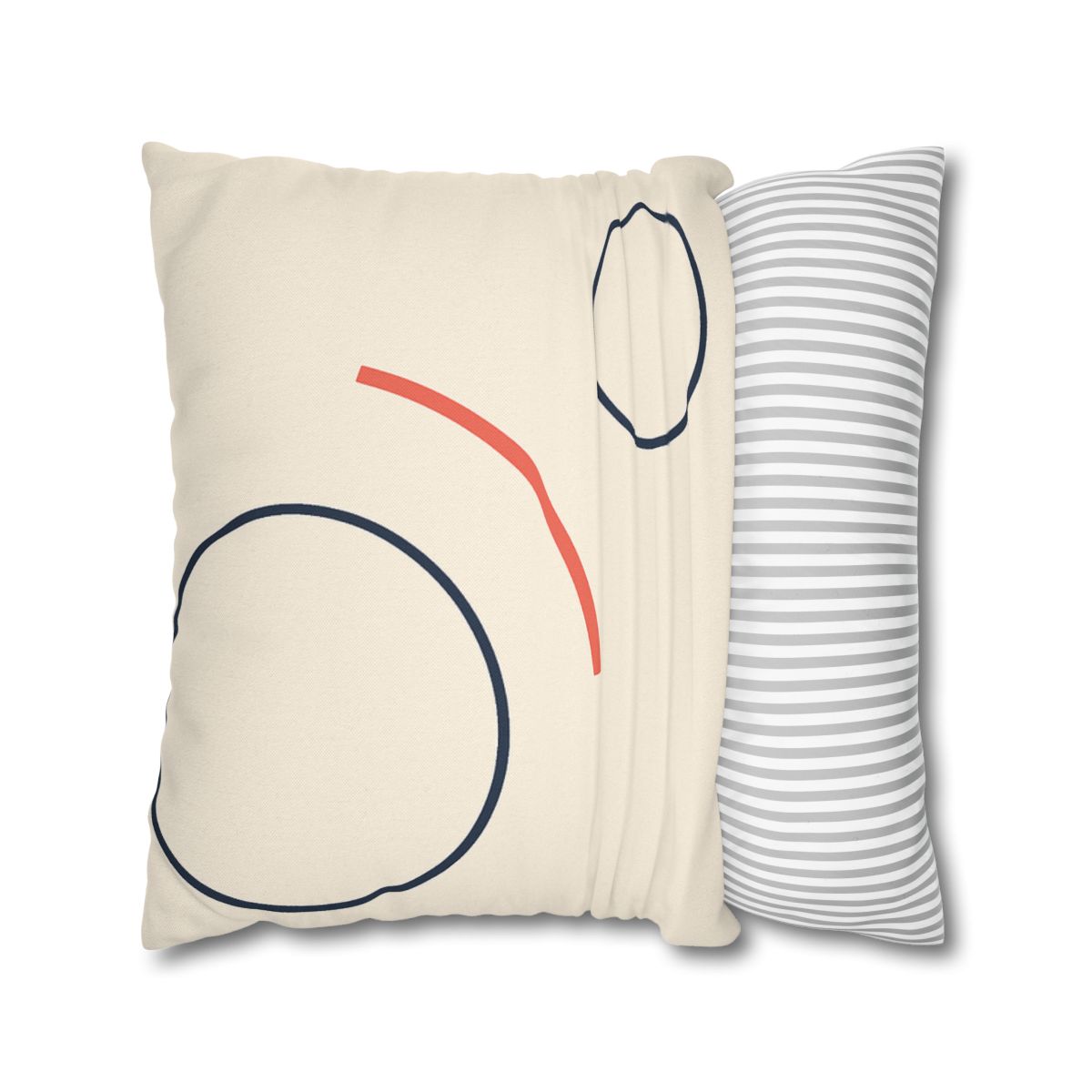Orbit Gap Circle Pair custom pillow cases