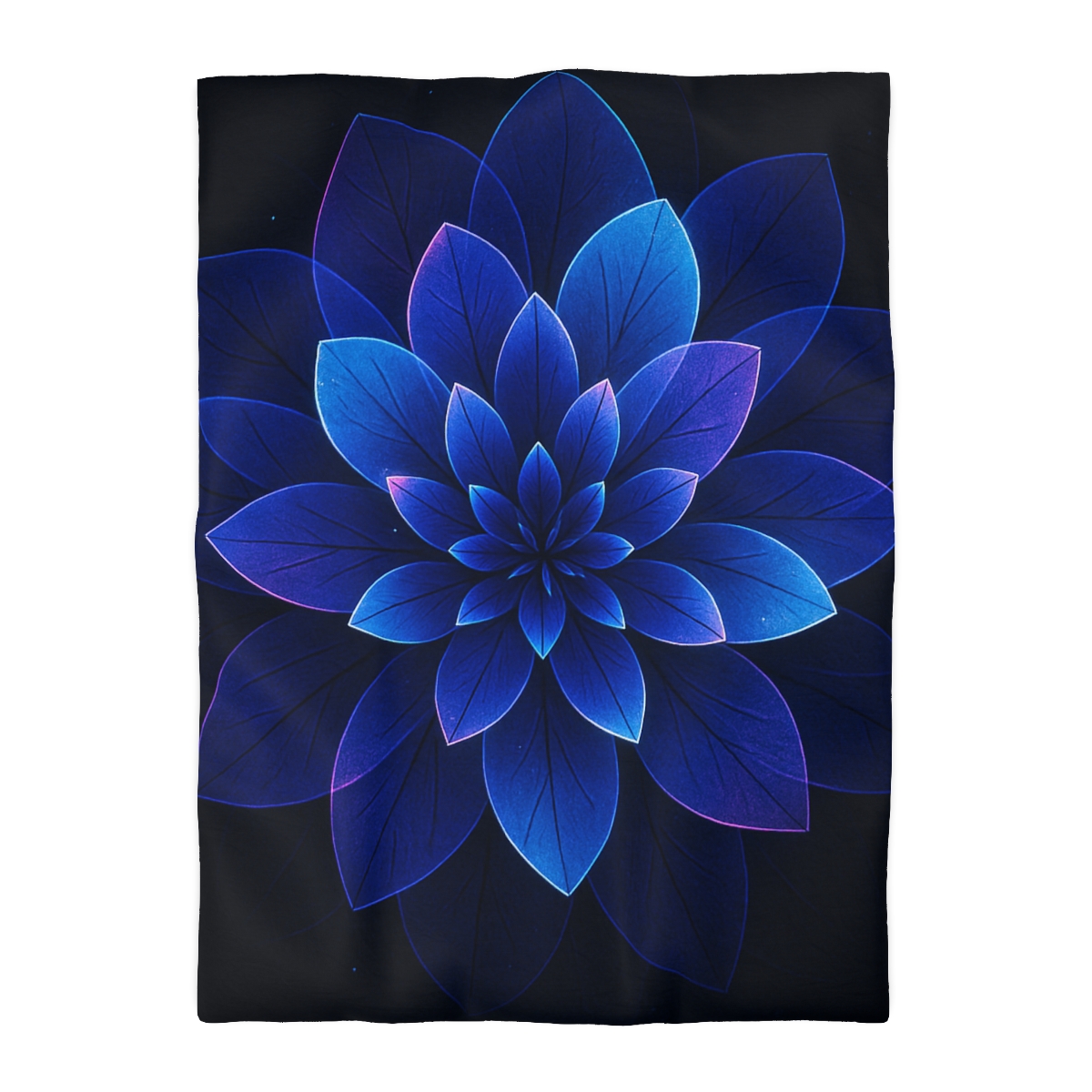 Petal Prism Overlap designer printed duvets