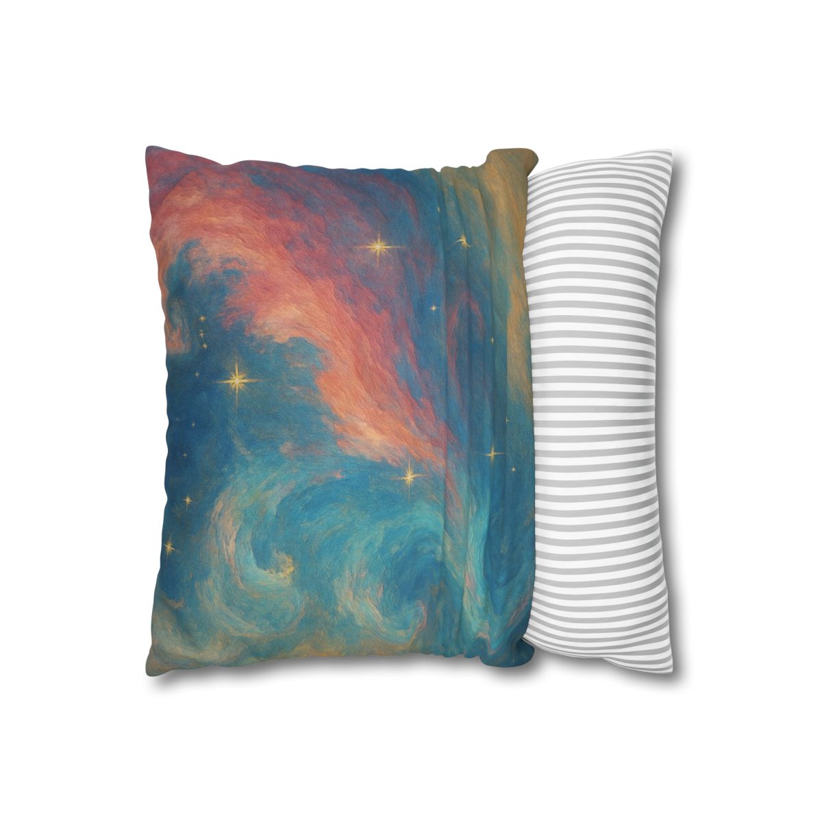 Chromatic Nebula Tidal Bloom stylish decorative pillowcases