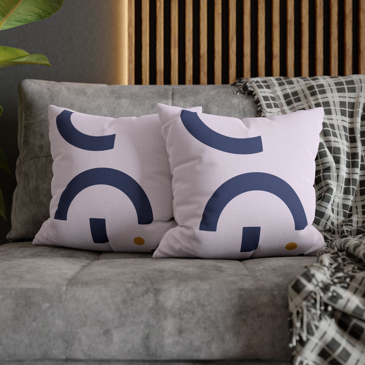 Staggered Arcs With Resting Block trendy patterned pillow cases