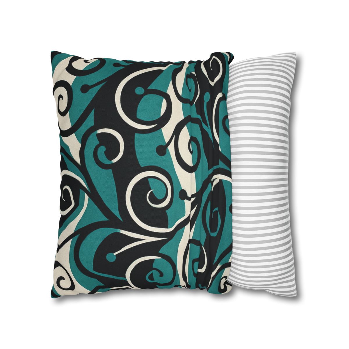 Vine Curl Wave Interference custom pillow cases
