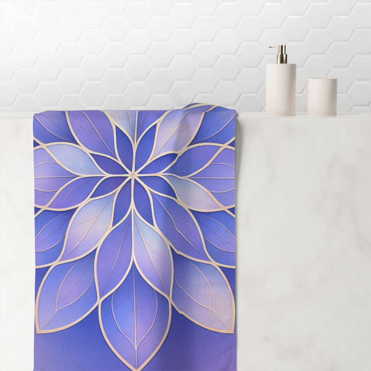 Petal Prism Lattice stylish beach towels