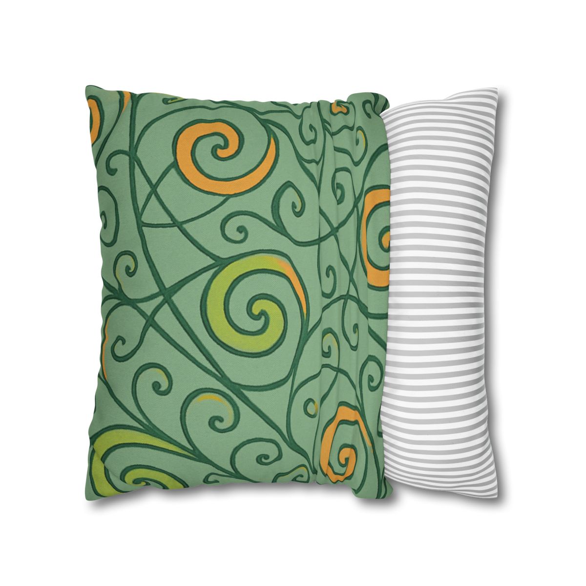 Tendril Spiral Lattice soft cotton pillow cases