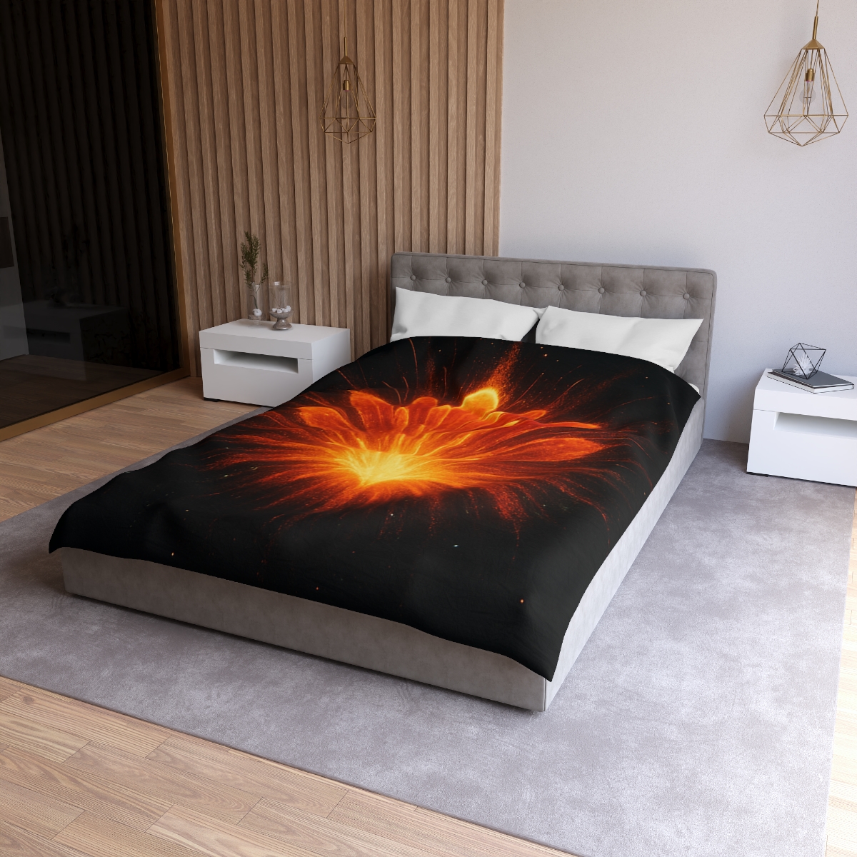 Starburst Petal Crown stylish duvet covers
