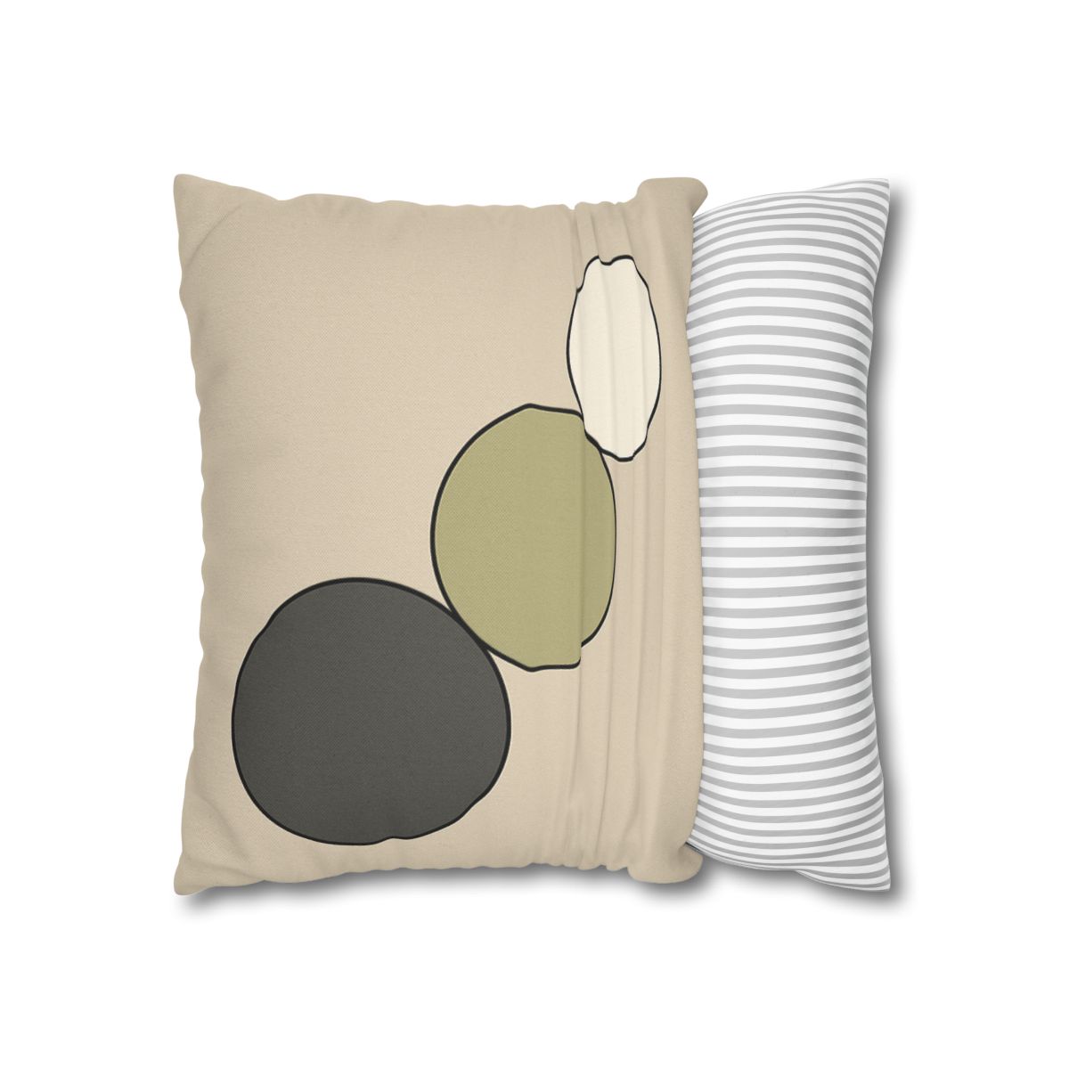 Staggered Trio Of Circles Harmony unique gift pillow cases