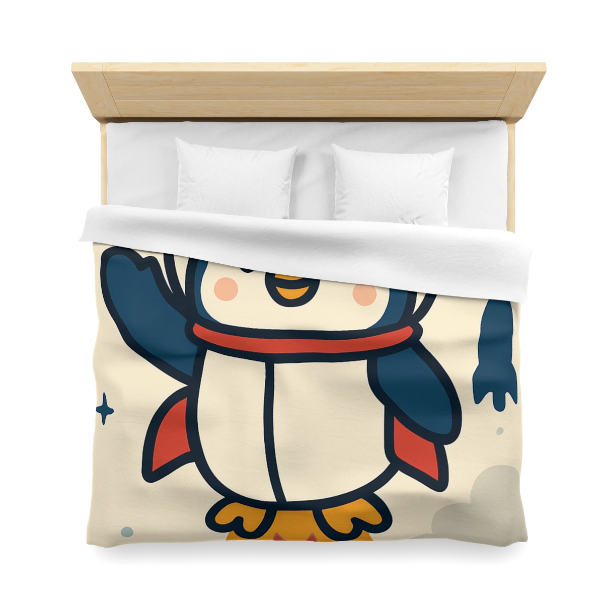 Rocket-Pilot Penguin warm winter duvets