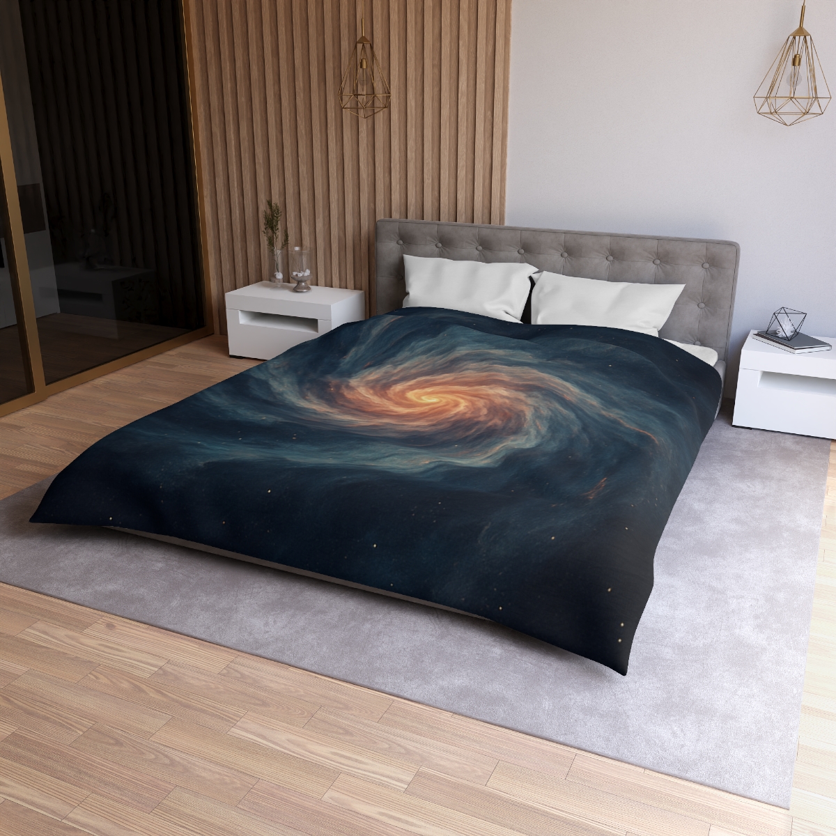 Nebula Spiral Garden unique patterned duvets