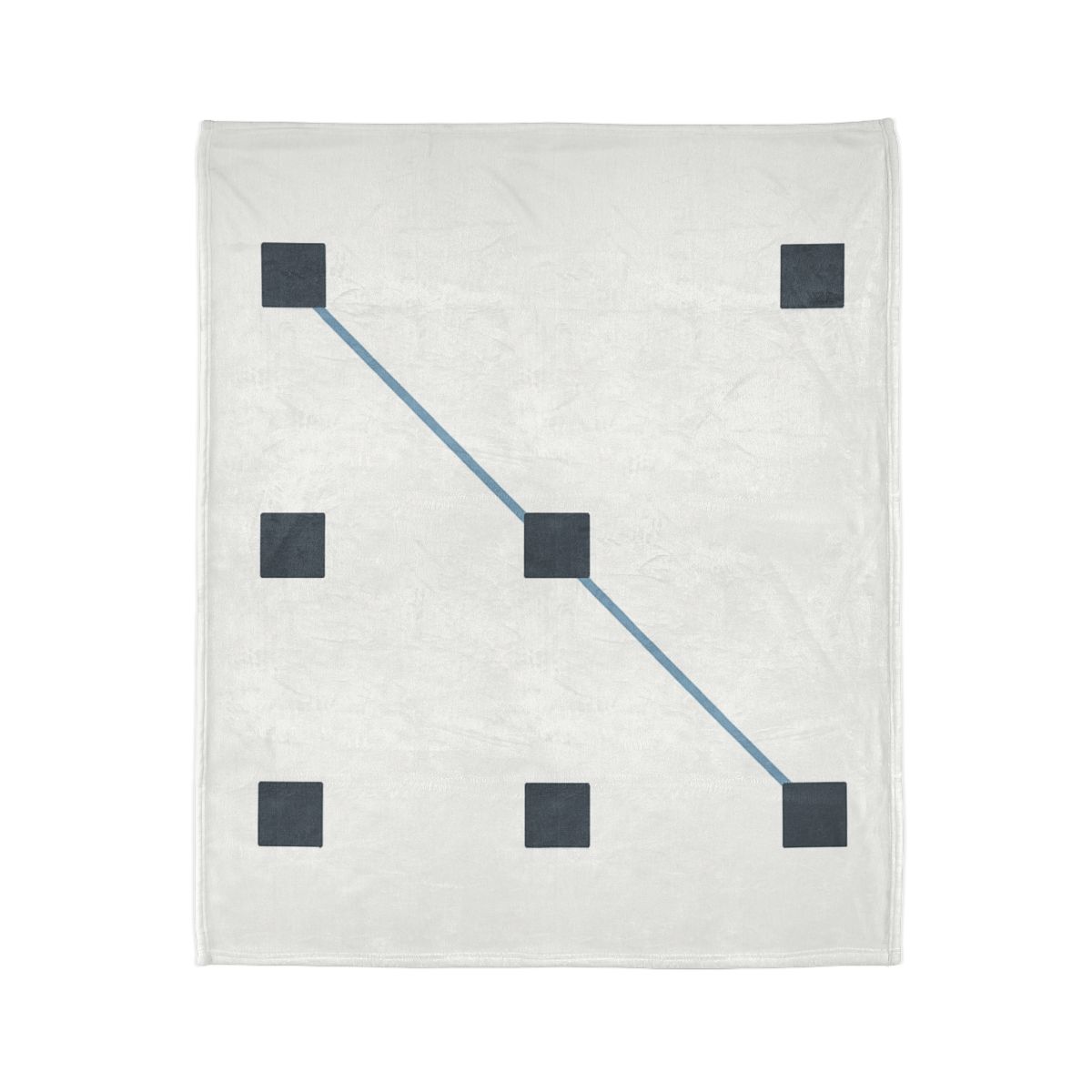 Diagonal Star Path Grid stylish throw blankets