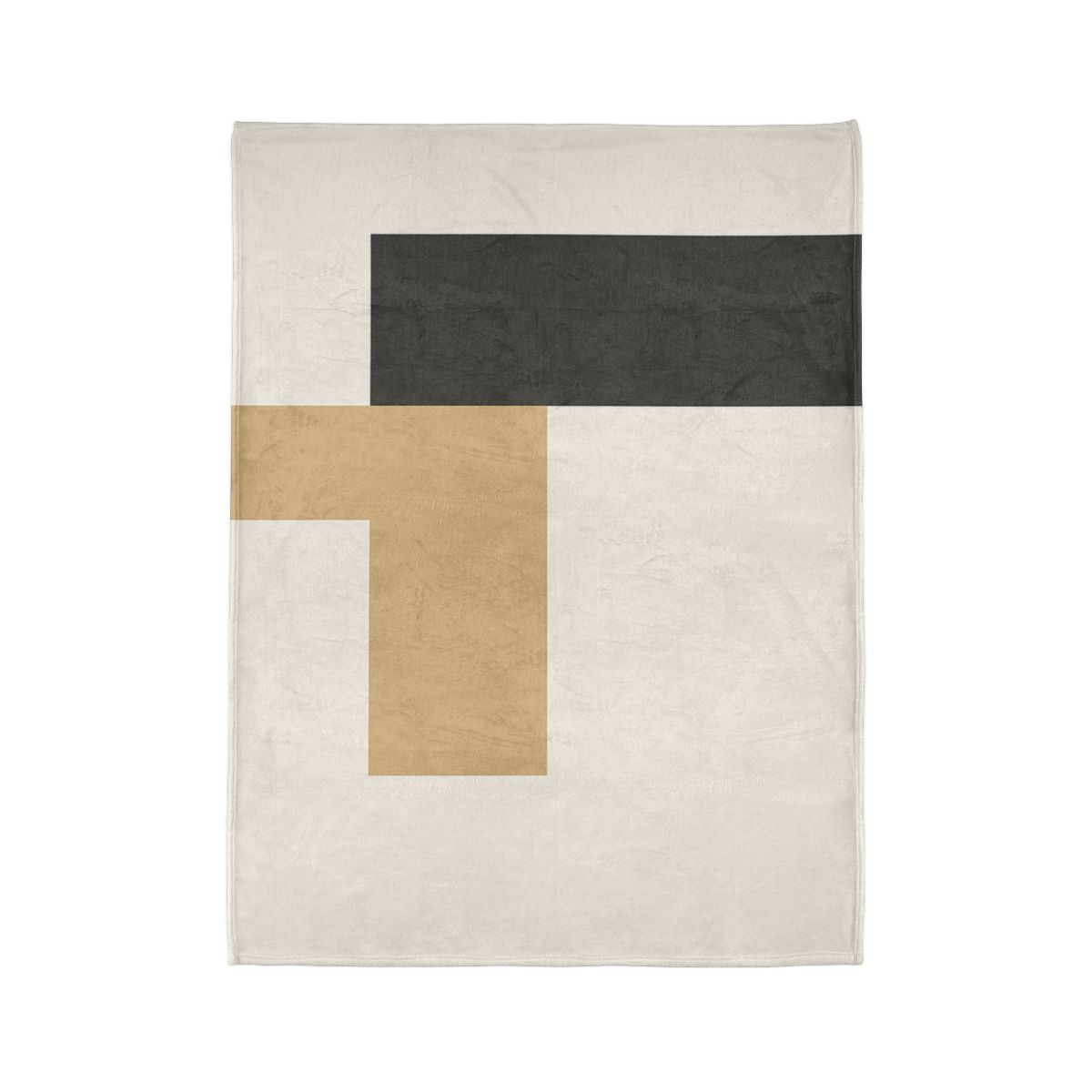 Offset Rectangle Pair soft fleece blankets