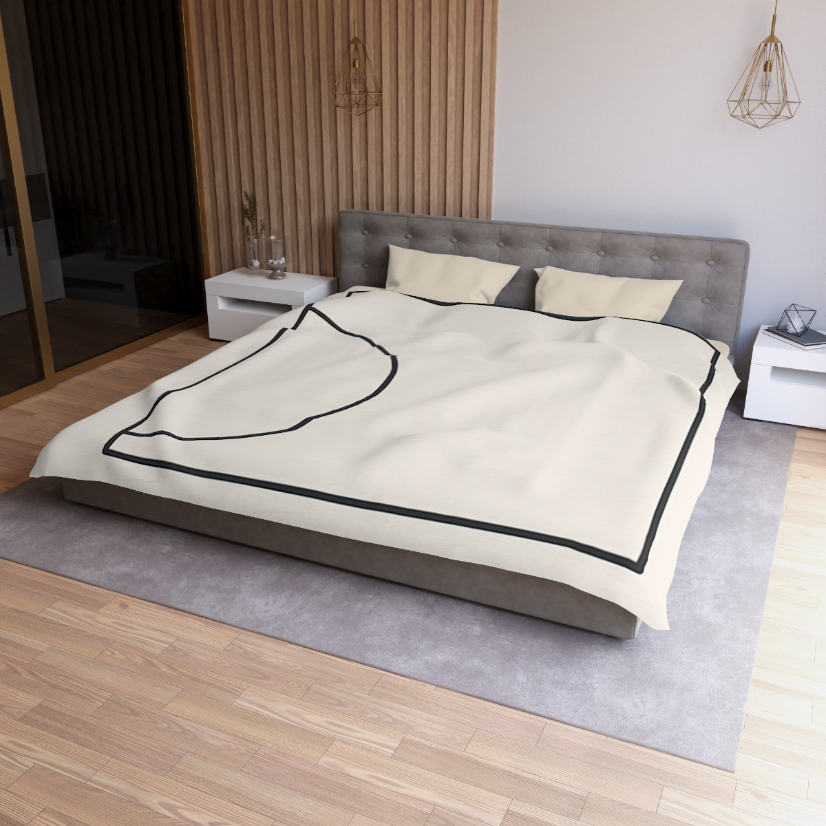 Open Frame With Offset Arc stylish duvet covers