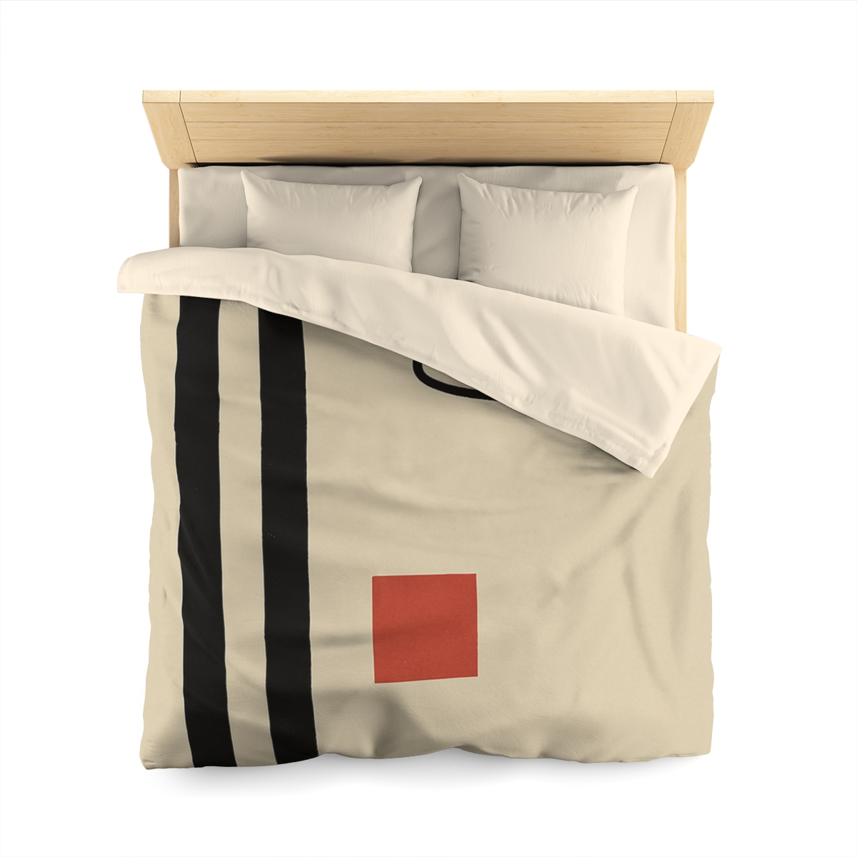 Aligned Posts With Floating Oval stylish duvet covers