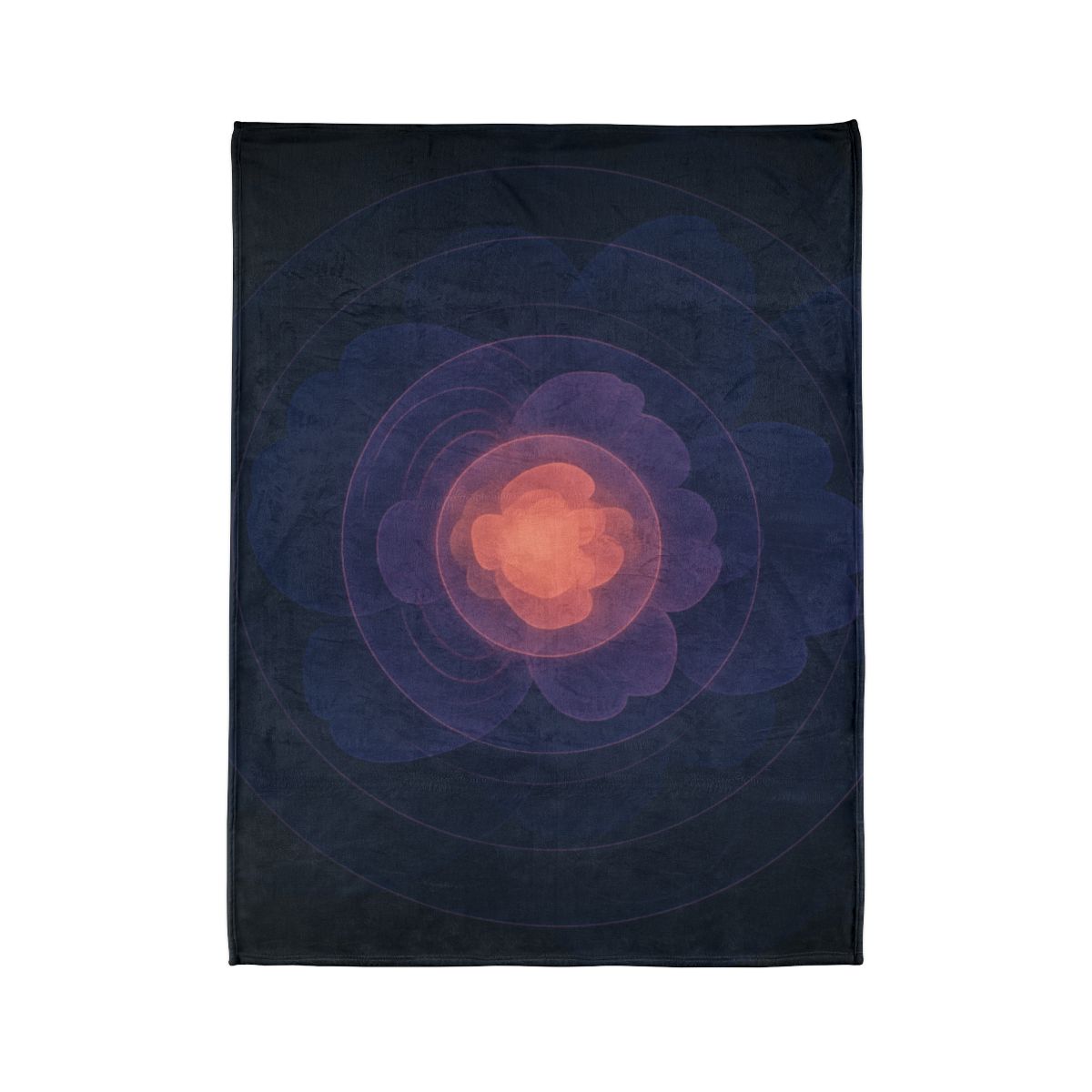 Petal Halo Interference decorative home blankets