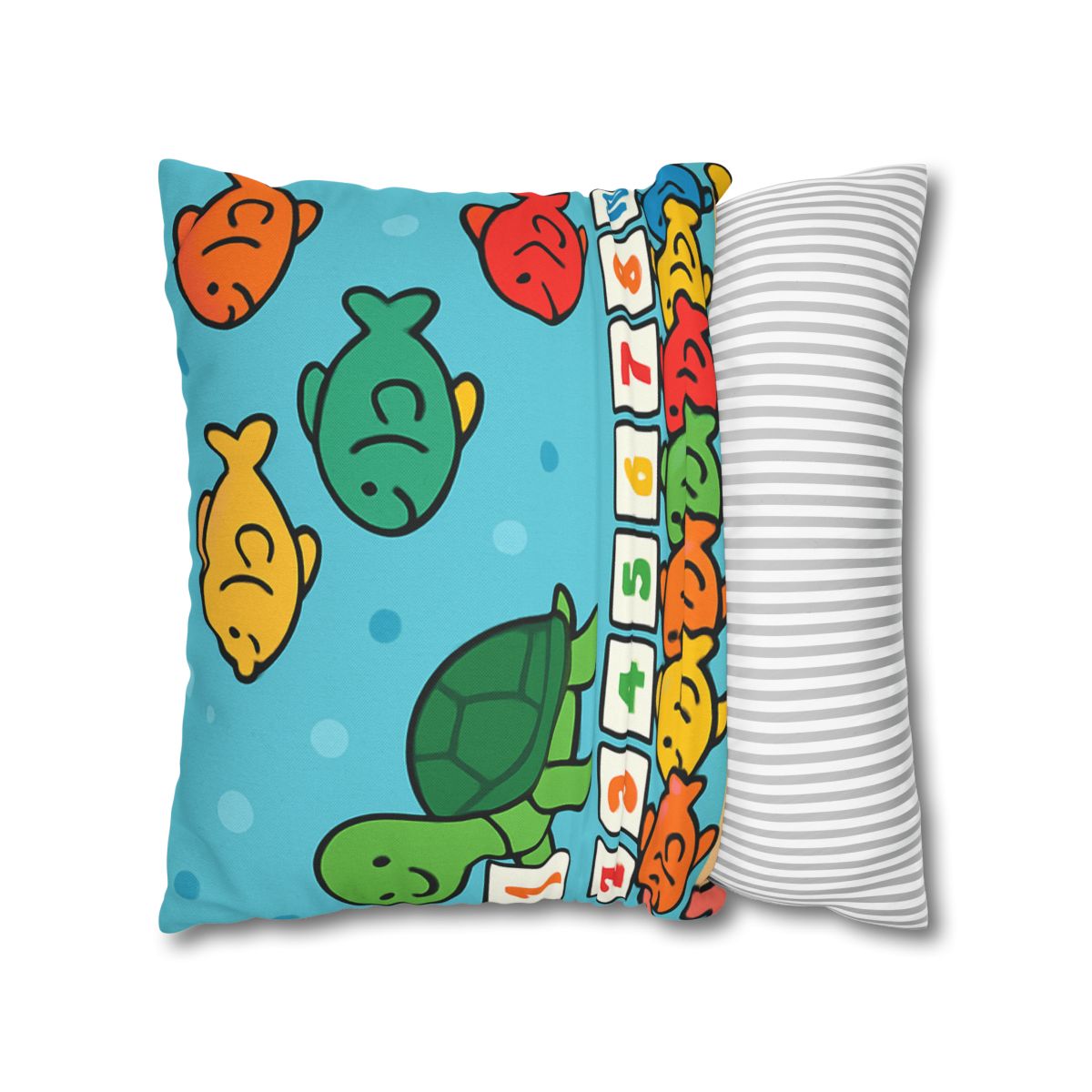 Coral Reef Number Parade personalized pillow covers