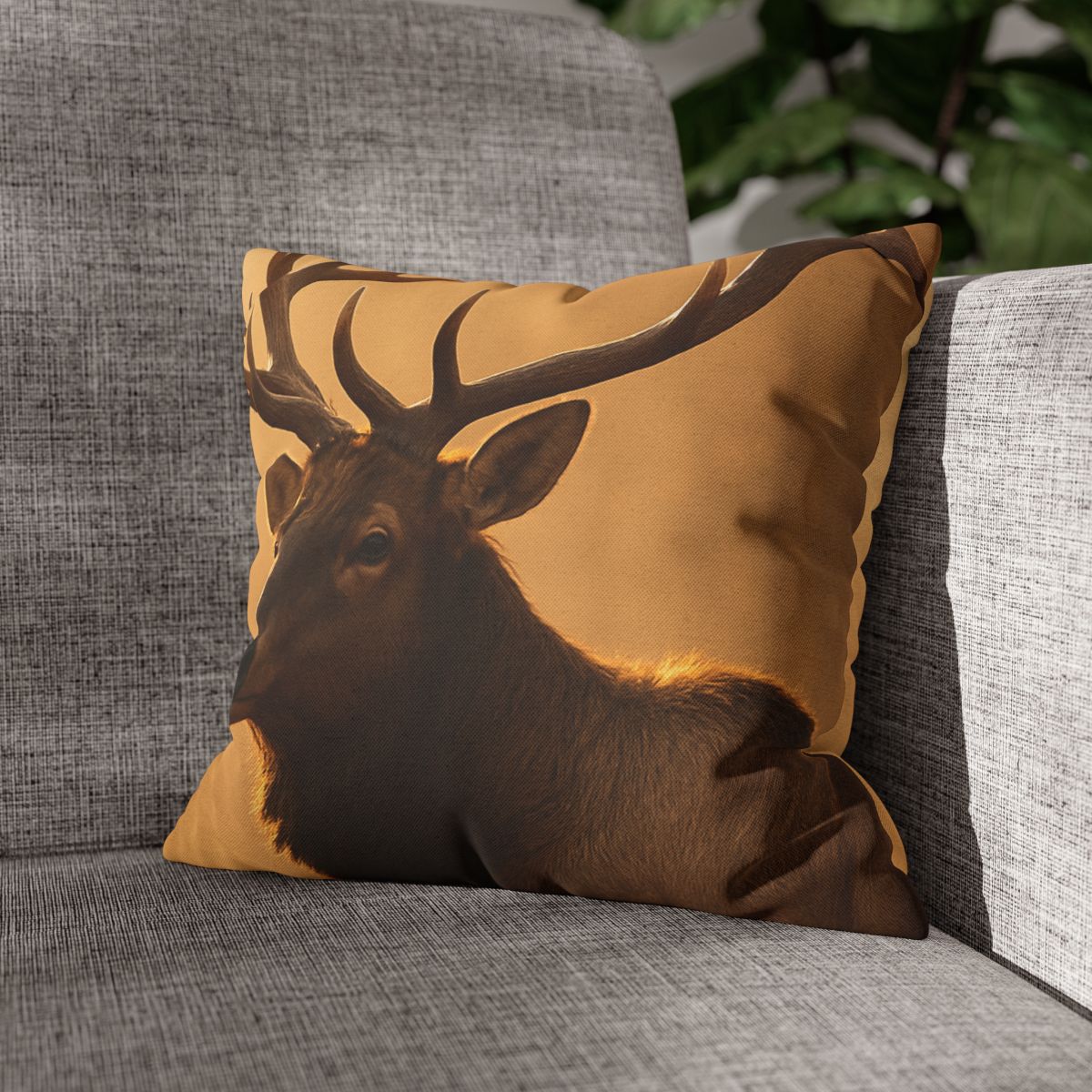 Antler Crown Mountain Elk custom pillow cases