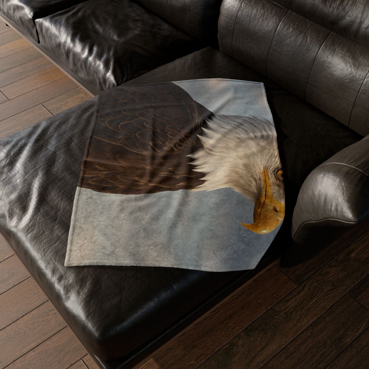 Sky Sovereign Bald Eagle unique gift blankets