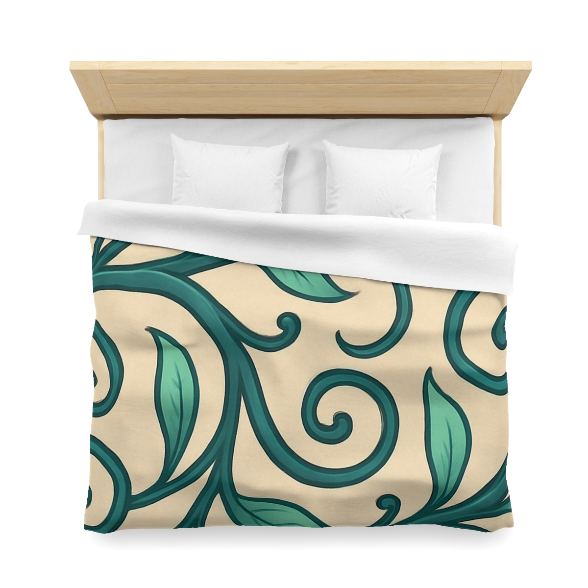 Curling Tendril Frieze personalized bedding duvets