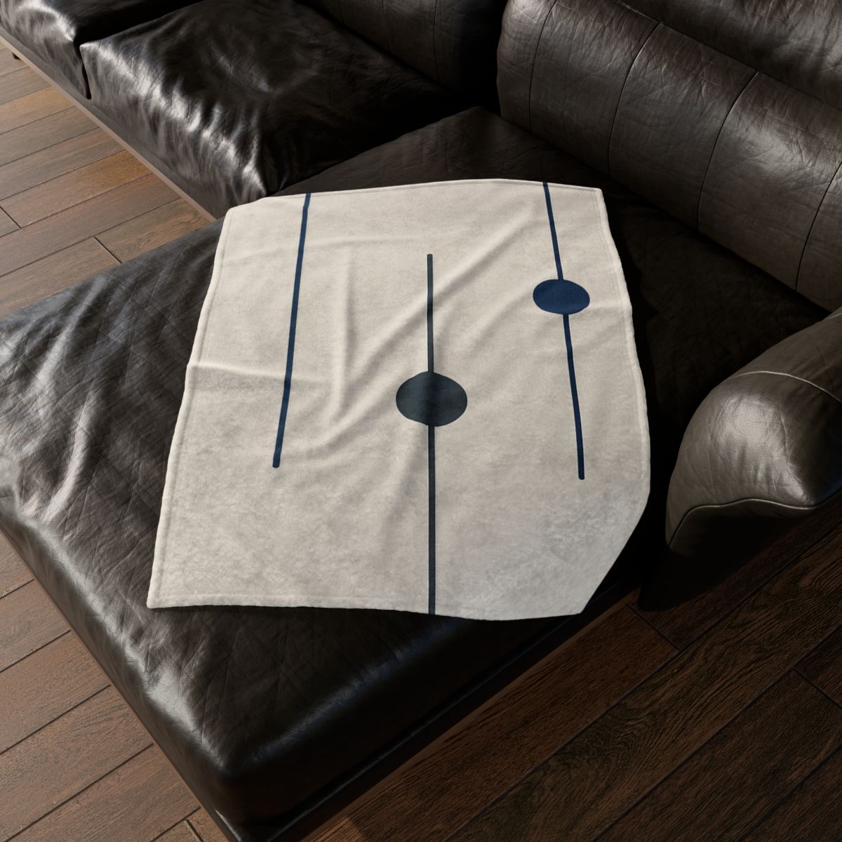 Orbital Line Array soft fleece blankets