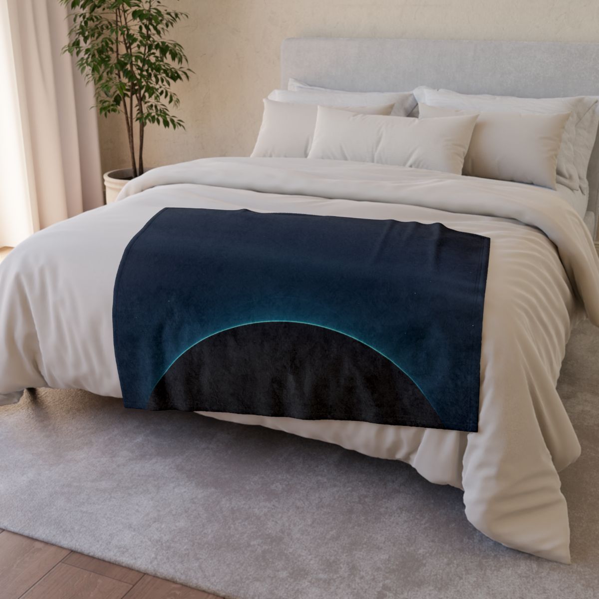 Black Horizon Silhouette unique gift blankets