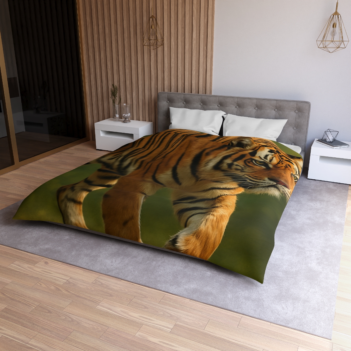 Forest Stalker Bengal Tiger warm winter duvets
